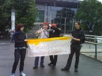 Protest an der TU-Dresden