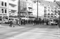 Polizeiabsperrung Violenstraße
