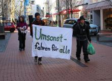 Demo durch die Stadt Gießen