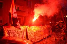 auf der Walpurgisnachdemo in Berlin-Wedding