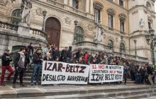 Protest gegen Räumung (argazkipress)