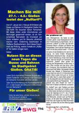 Nulltarif-Flyer in Gießen (eine Seite)