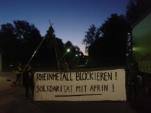 Protest gegen Rheinmetall, 8.5.18