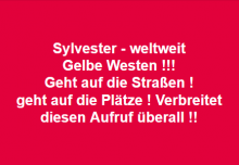 Sylvester Berlin Gelbe Westen