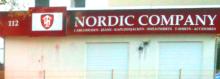 Thor Steinar Laden "Nordic Company" in Berlin (Spandau) markiert