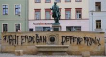 Fight Erdogan Defend Rojava_ Mauer Wielandplatz