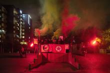 Solidarität mit der PKK in der Bochumer Hustadt