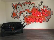 Wohnzimmer der "Villa Andy Anders"