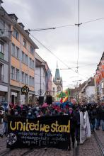 Demo gegen Repression auf der KaJo in Freiburg am 12.12.2020