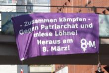 Zusammen kämpfen - Gegen Patriarchat und miese Löhne. Heraus zum 8. März!