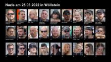 Nazis der Neue Stärke Partei am 25.06.2022 in Wöllstein