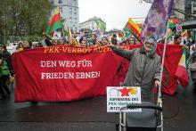 PKK-Verbot aufheben - Demonstration am 26. November 2022 in Berlin