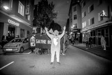 Wuppertal: Kampf-Tanz-Wochenende gestartet - Über 400 Menschen fordern "AZ Gathe bleibt!" - Foto W. Sondermann