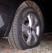 Platter Reifen SUV
