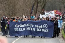 Grünheide sagt Tesla Nein Danke! Demo am So, den 10.3.2024 in Grünheide