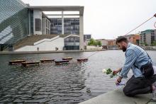 Gedenken 14.6.24 in Berlin, Jahrestag der Schiffskatastrophe vor Pylos