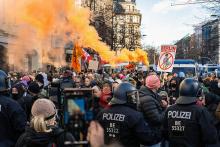 Blockaden gegen Neonaziaufmarsch am 22.2.2025 in Berlin