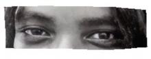Mumia Abu-Jamal's eyes