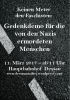 Keinen Meter den Faschisten, Gedenkdemonstration für due von den Nazis ermodeten Menschen, 11.03. | 11:00 Hbf Dessau