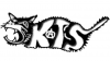 Katzenlogo des Autonomen Zentrums KTS Freiburg