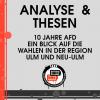 10 Jahre AfD: Ein Blick auf die Wahlen in der Region Ulm/Neu-Ulm